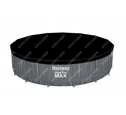 561GD BestWay Каркасный бассейн круглый, 457х107см+фильтрнасос, лестница, тент, освещение