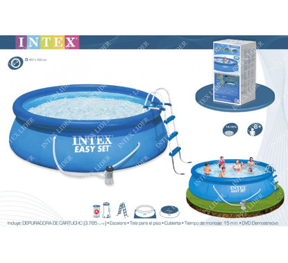 Надувной бассейн Easy Set 457x122 Intex 28168