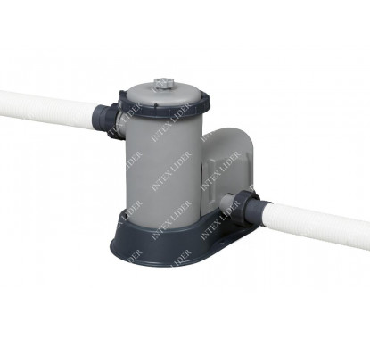 Прямоугольный каркасный бассейн Bestway 640х274х132см+фильтр-насос, лестница, тент (5611Z)